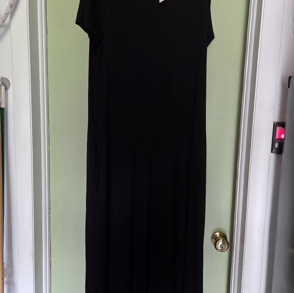 New York & Company Black Maxi Dress